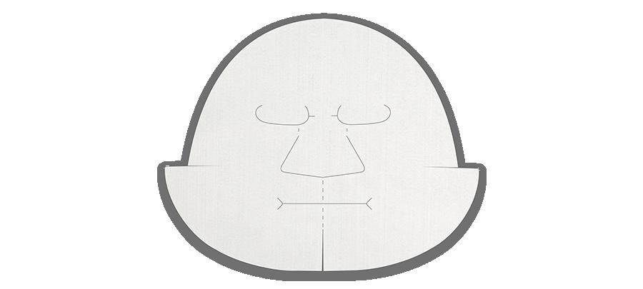 フェイスマスク_正面_影あり